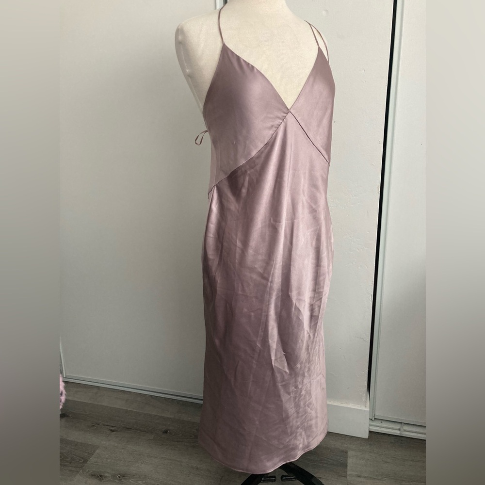 Grace Loves Lace purple slip lightweight slip gown neglige